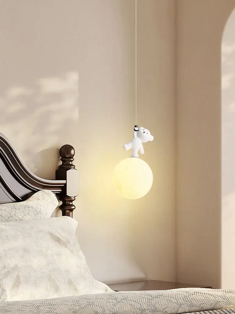 مصباح على شكل دب كرتوني، إضاءة - مراجعة Baby Nursery Light Fixture وسعره